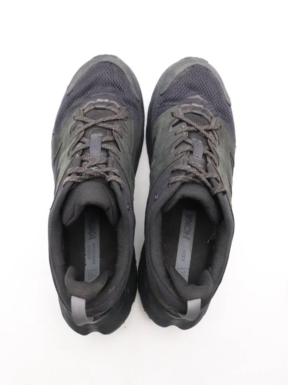 Hoka One One Anacapa Breeze Low Men's 13 D Shoes Triple Black 1127920 BBLC